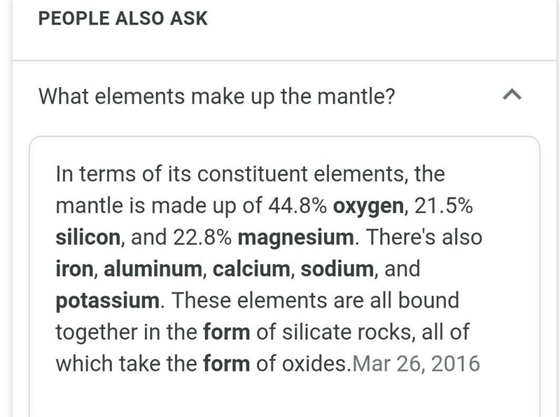 Which of the following describes characteristics of the Earth’s mantle?-example-3