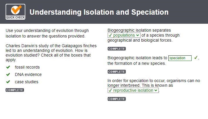 Charles Darwin’s study of the Galapagos finches led to an understanding of evolution-example-1