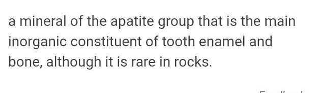 What is hydoxyapatite​-example-1