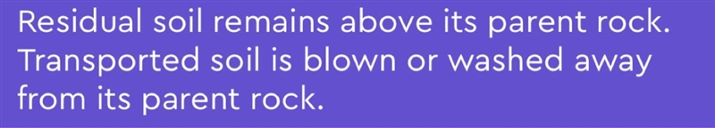 How is transported soil different from residual soil?-example-1