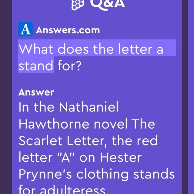 What does the letter "A" stand?-example-1