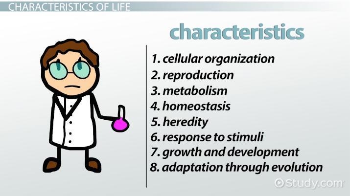 Identify the characteristics of life check all that apply​-example-1