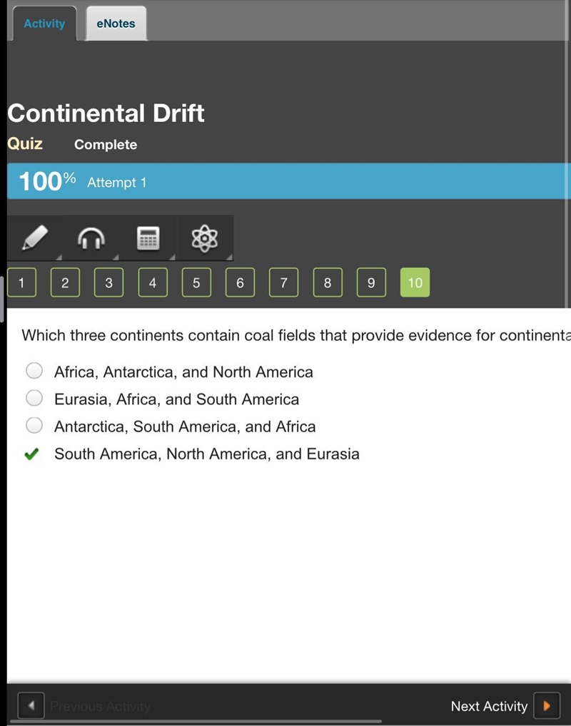 Which continents contain coal fields that provide evidence for continental drift?-example-1