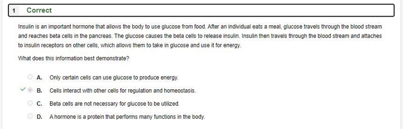 Insulin is an important hormone that allows the body to use glucose from food. After-example-1