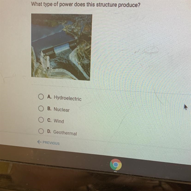 What type of power does this structure produce?-example-1