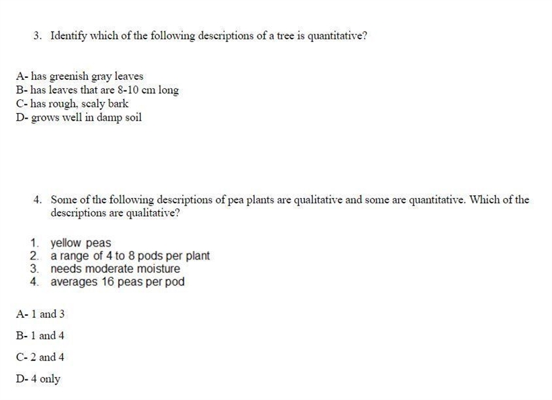 Observation vs. Inference Quiz 1. Examine the data presented and find the statement-example-3