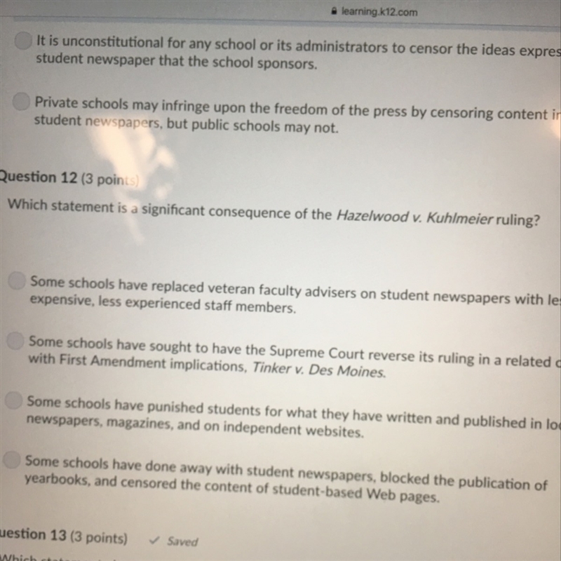 Question 12??? Imma bout to pass out-example-1