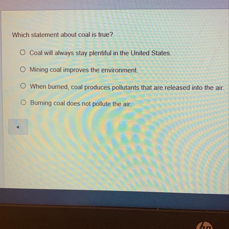 Which statements about coal is true?-example-1