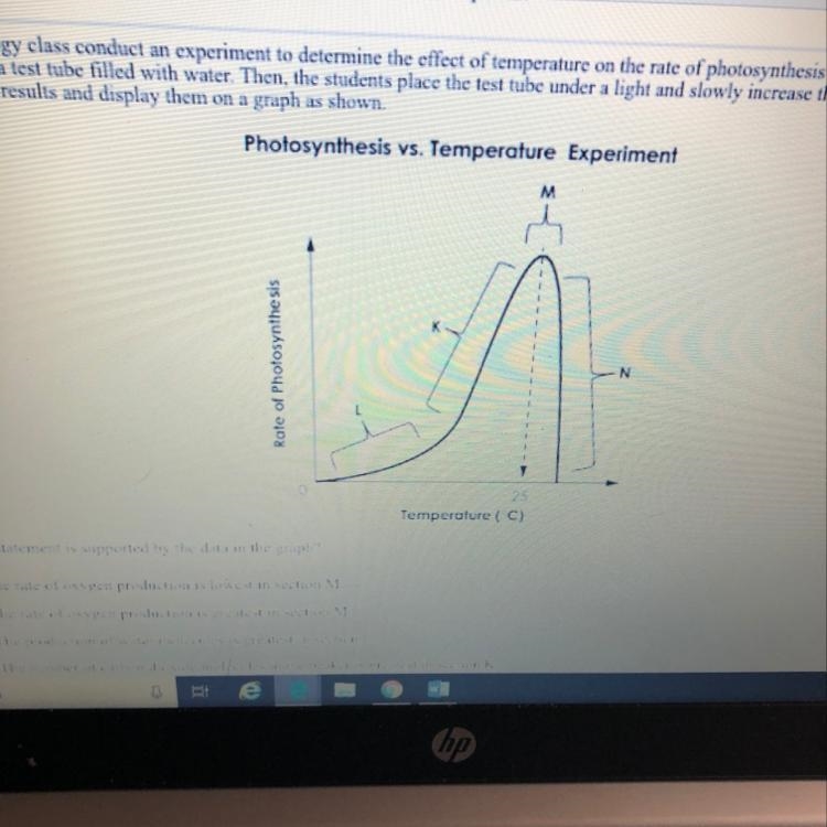 St Students in a biology class conduct an experiment to determine the effect of temperature-example-1