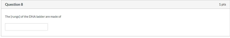 The [rungs] of the DNA ladder are made of-example-1