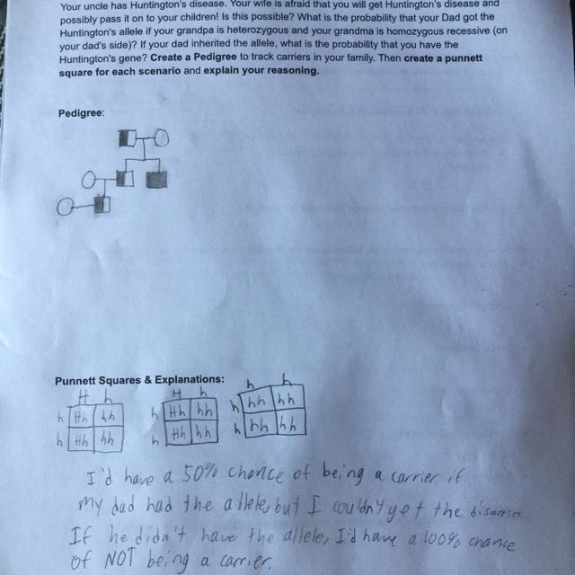 Hey, if anyone’s good at genetics, I was wondering if I was correct with this question-example-1