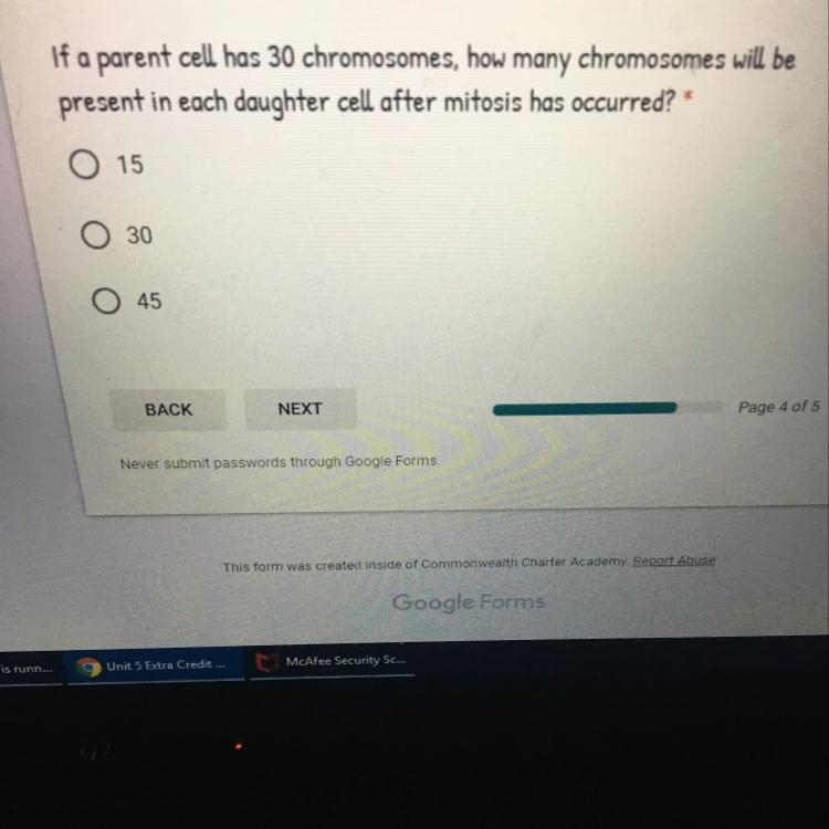 A. 15 B. 30 C. 45 Help please!-example-1