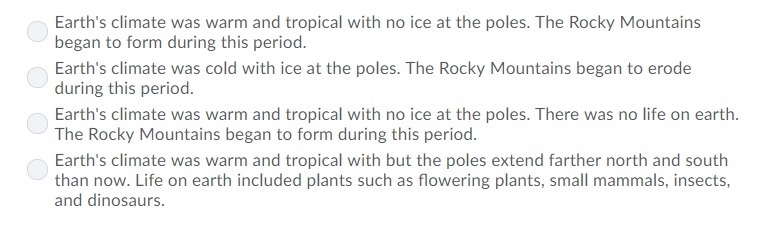 Which answer best describes the Cretaceous Period?-example-1