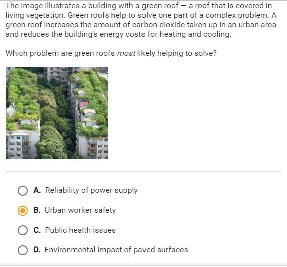 Which problem are green roofs most likely helping to solve?? please help-example-1