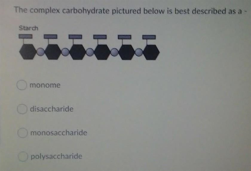 The complex carbohydrate pictured below is best described as a-​-example-1