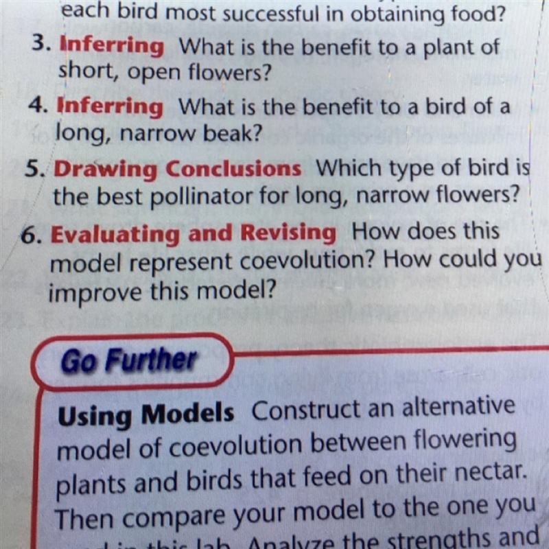 What is the benefit to a plant of short, open flowers? What is the benefit to a bird-example-1