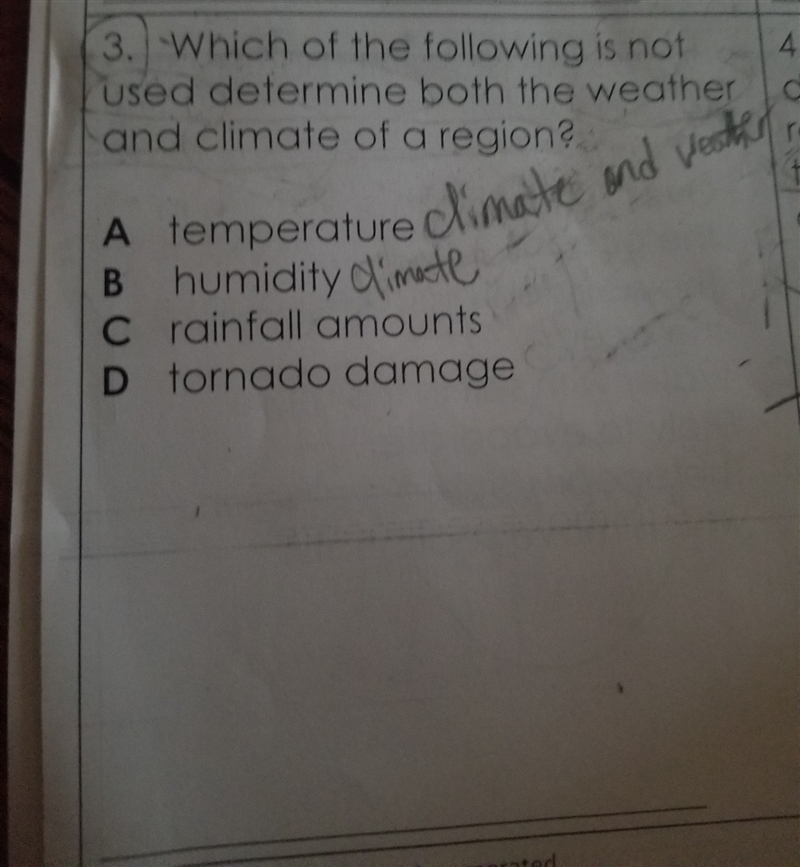 Science: This Question is about Weather and Climate.​-example-1