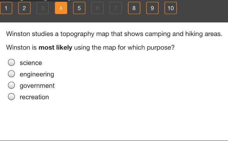 Winston is most likely using the map for which purpose???-example-1