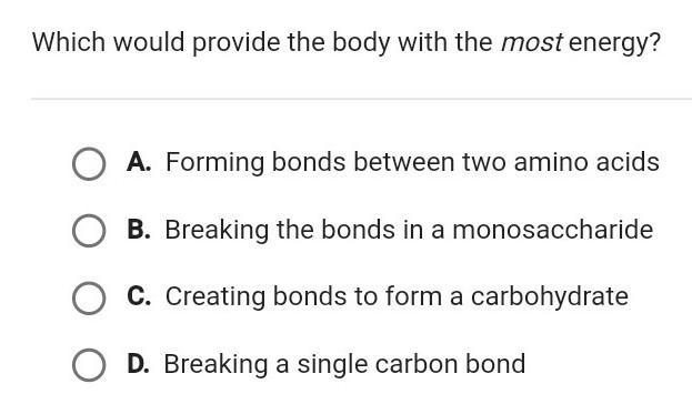 Which would provide the body with the most energy? ​-example-1