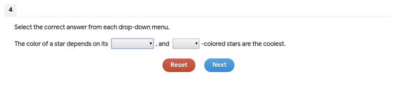 The color of a star depends on its blank, and blank-colored stars are the coolest-example-1