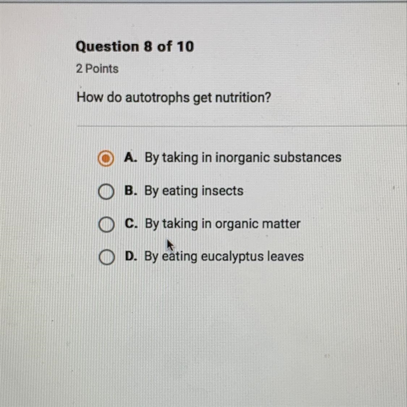 How do autotrophs get nutrition-example-1