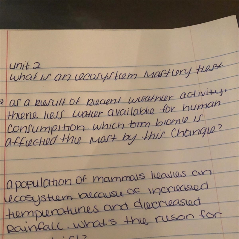 As a result of recent weather activity there less water available for human consumption-example-1