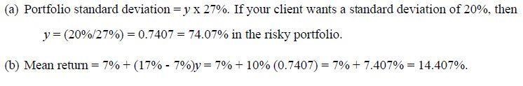 Assume that you manage a risky portfolio with an expected rate of return of 17% and-example-1