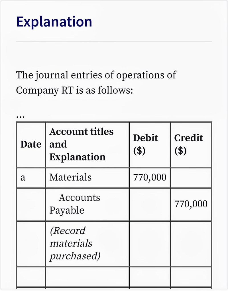 Royal Technology Company uses a job order cost system. The following data summarize-example-1