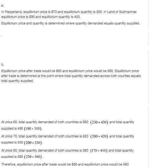 The country of Pepperland exports steel to the Land of Submarines. Information for-example-1