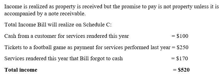 Bill operates a proprietorship using the cash method of accounting, and this year-example-1