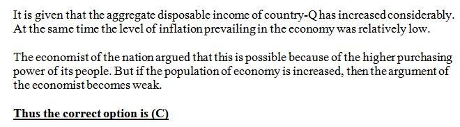 During a certain​ year, aggregate disposable income of Country Q increased considerably-example-1