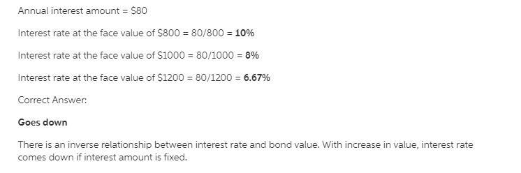 Suppose a bond pays annual interest of $80. Compute the interest rate per year that-example-1