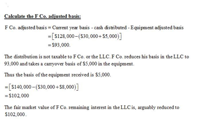 Franco owns a 60% interest in the Dulera LLC. On December 31 of the current tax year-example-1