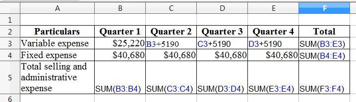 Elbert Company classifies its selling and administrative expense budget into variable-example-1