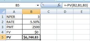 You have a chance to buy an annuity that pays $2,500 at the end of each year for 3 years-example-1