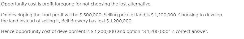 Bell Brewery paid $1,000,000 for land three years ago. Bell estimates it can sell-example-1