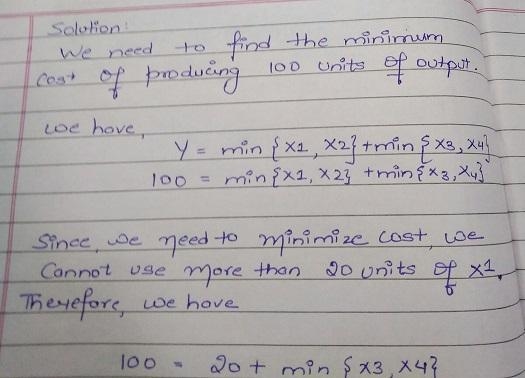 A firm has the production function y = min{x1, x2} + min{x3, x4}. This firm faces-example-1