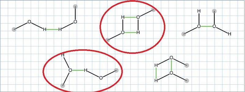 Several methanol (CH3OH) dimers are drawn below, and several proposed intermolecular-example-1