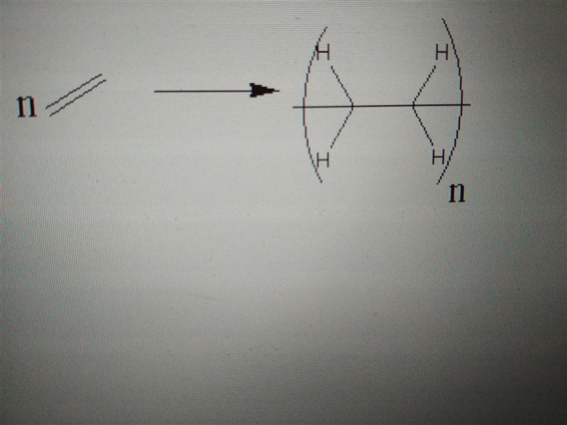 How does the carbon-atom hybridization change when polyethylene is prepared from ethylene-example-1