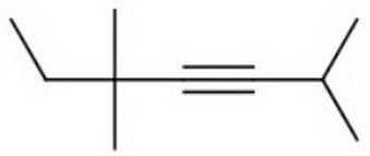 Which of the following is an acceptable structure for 2,5,5-trimethylhept-3-yne (CH-example-1