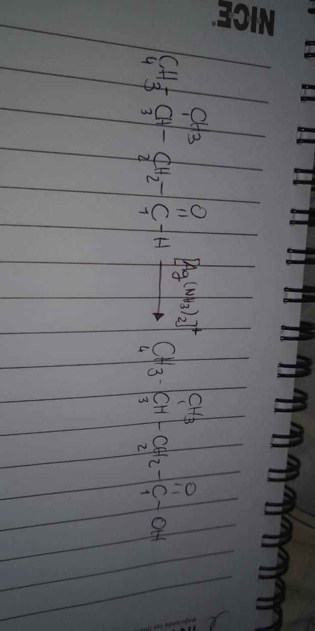 Tollens\' reagent, [Ag(NH3)2] , is used to test for the presence of aldehydes. The-example-1