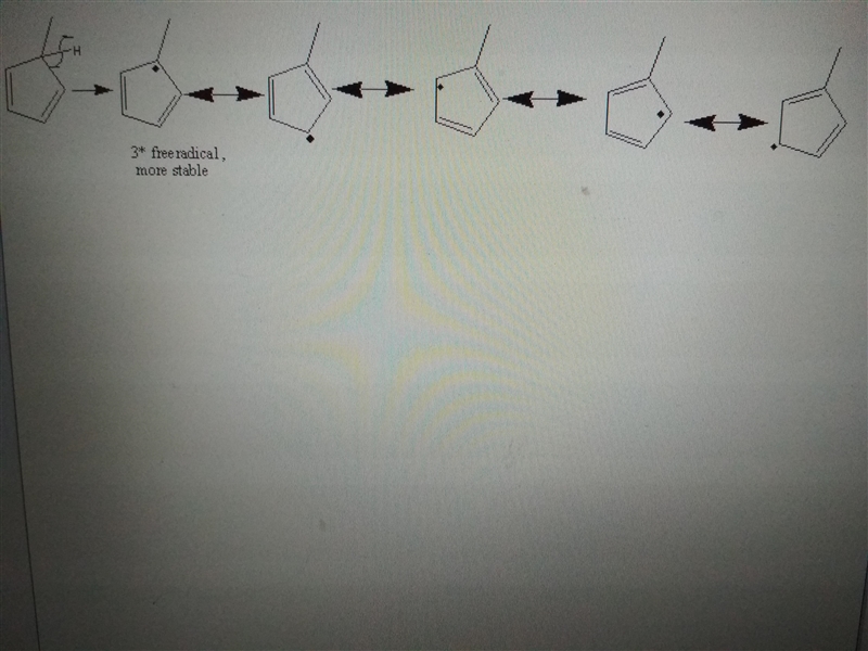 5-Methylcyclopentadiene undergoes homolytic bond cleavage of a C—H bond to form a-example-1