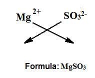 What is the formula for magnesium sulfite ?-example-1