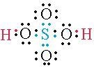 Draw the Lewis structure for H2SO4 (H is bonded to O). Draw the molecule by placing-example-1