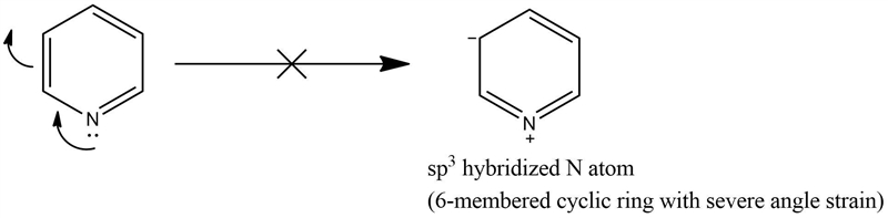 (81 (ii) The nitrogen atom of pyridine contains a lone pair of electrons, however-example-1