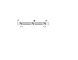 Pure HN3 (atom sequence HNNN) is explosive. In aqueous solution, it is a weak acid-example-2