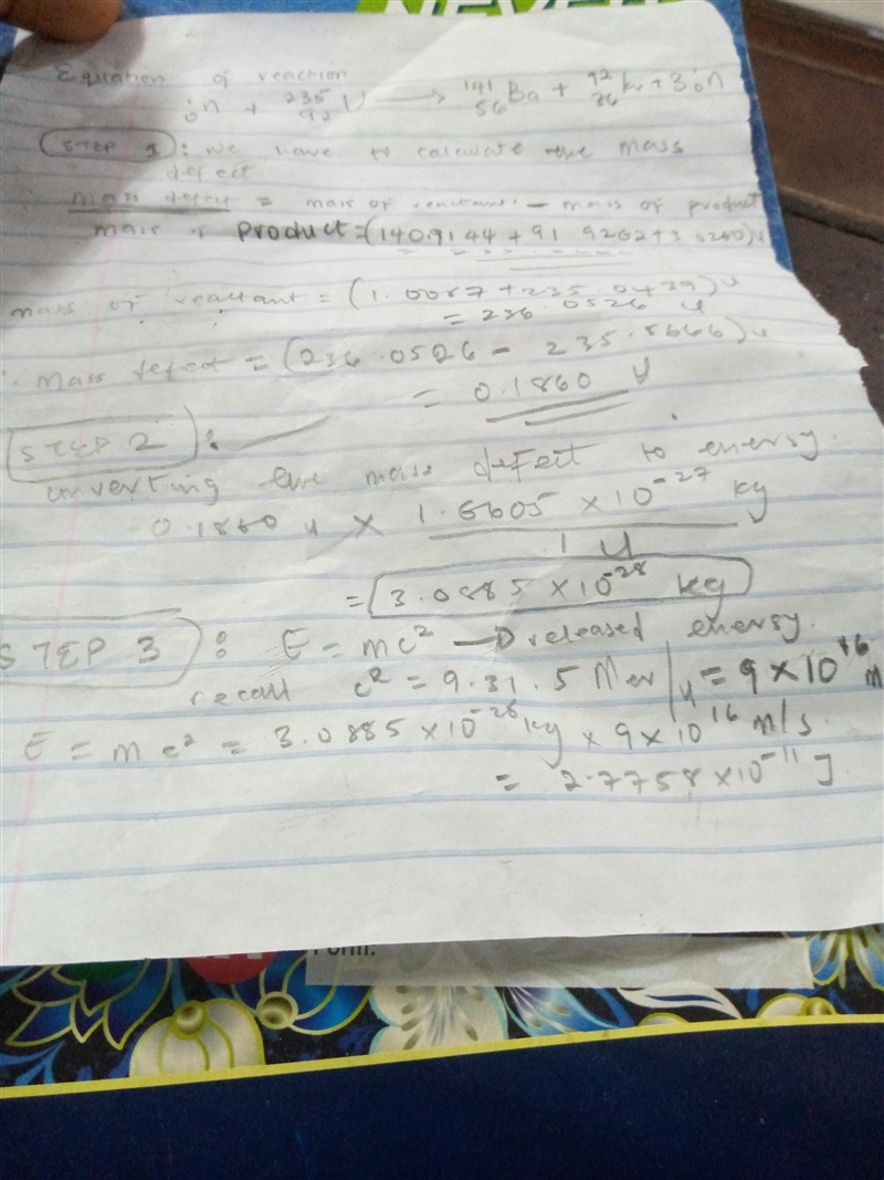 What is the reaction energy Q of this reaction? Use c2=931.5MeV/u. Express your answer-example-1