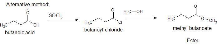 Why do you require an acid catalyst to make an ester? Why not just mix acid and alcohol-example-2