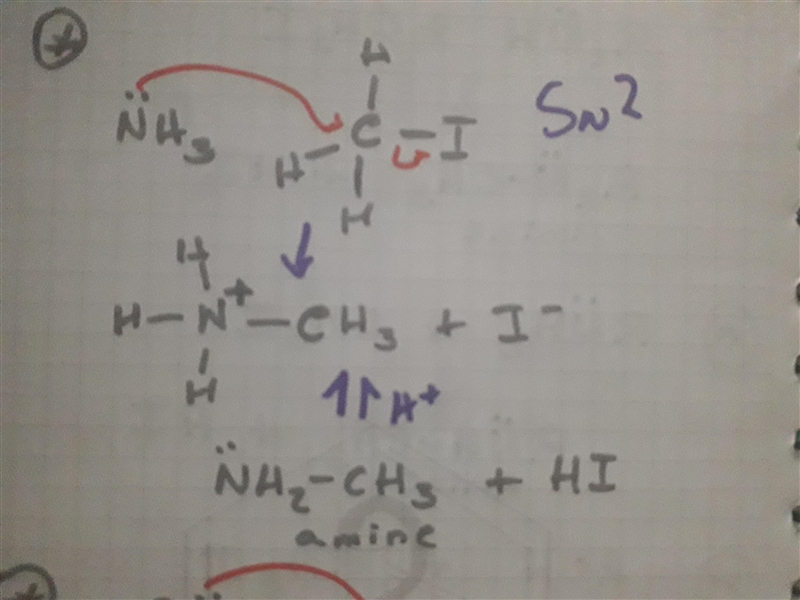 Draw the product of nucleophilic substitution with each neutral nucleophile. When-example-2