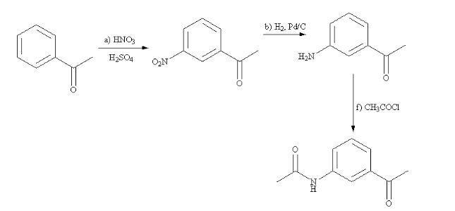 From the list of available reagents, show how you would bring about this synthesis-example-1